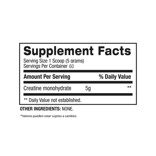 BPI CREATINA MICRONIZADA 60 SERV