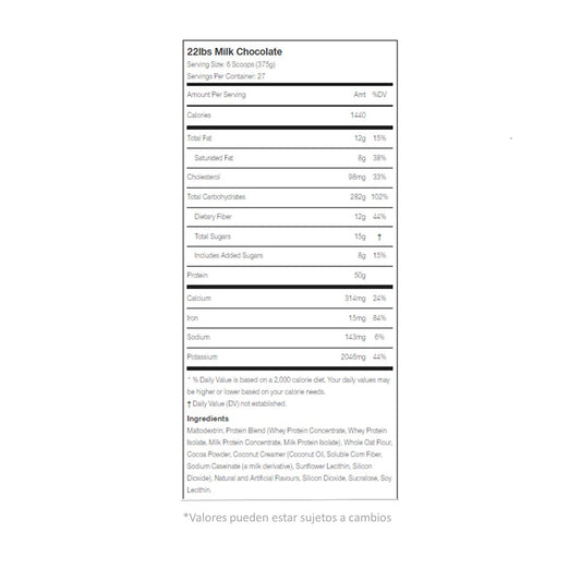 KING MASS XXL 22 LBS