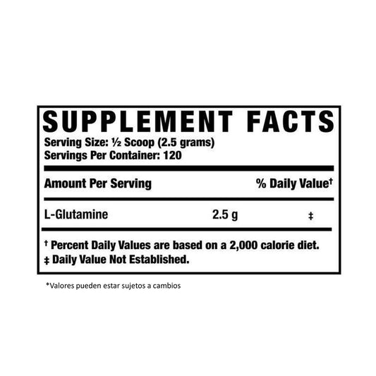 RC GLUTAMINA XS 120 SERV.