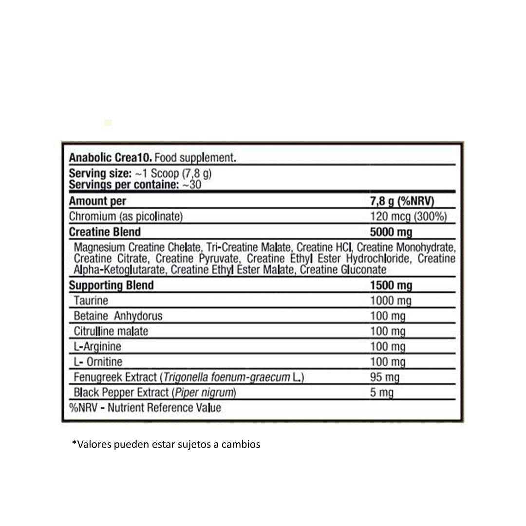 LEVRO ANABOLIC CREA10
